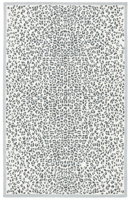 Safavieh Metro 4'-0" x 6'-0" Rug in Grey / Ivory