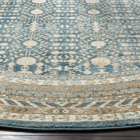 Safavieh Sofia 6'-7" x 6'-7" Rug in Blue / Beige