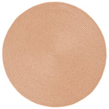 Safavieh Braided 3'-0" x 3'-0" Rug in Tan