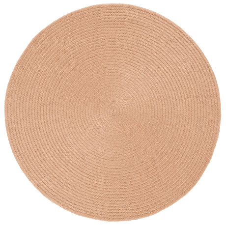 Safavieh Braided 3'-0" x 3'-0" Rug in Tan