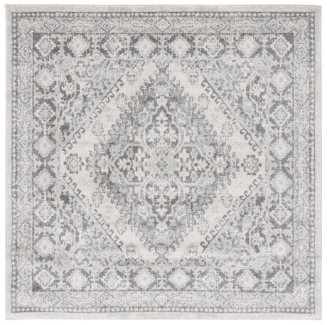 Safavieh Tulum 6'-7" x 6'-7" Rug in Ivory / Grey