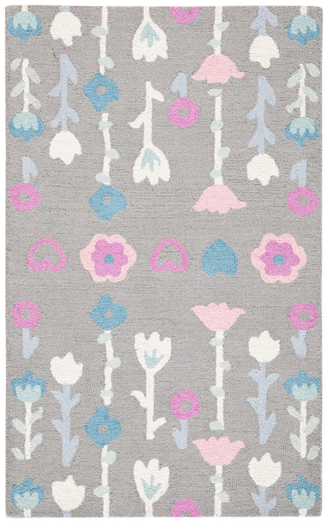 Safavieh Safavieh Kids 3'-0" x 5'-0" Rug in Grey / Pink