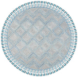 Safavieh Sahara 6'-0" x 6'-0" Rug in Grey / Aqua