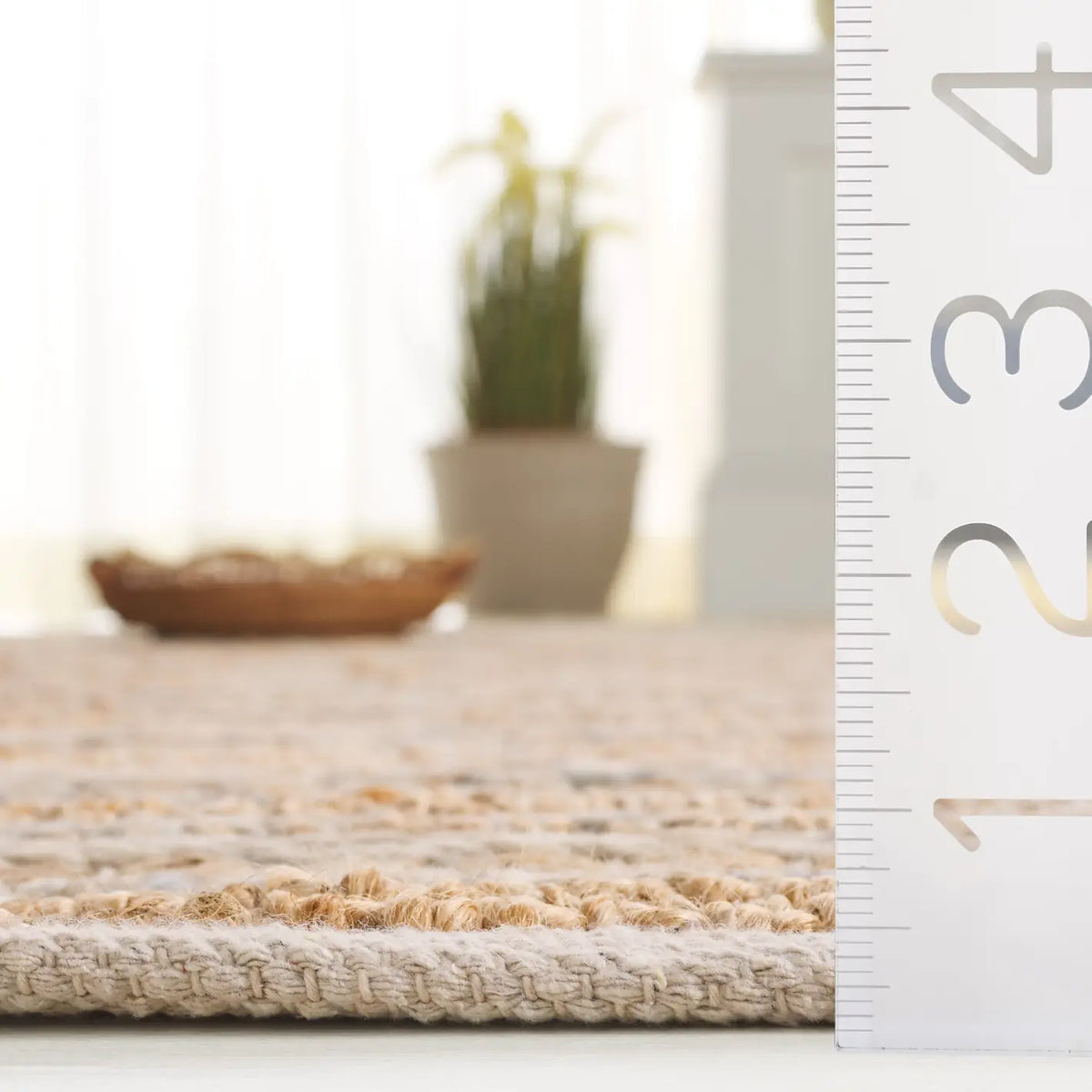 Safavieh Natura 4'-0" x 6'-0" Rug in Natural / Brown