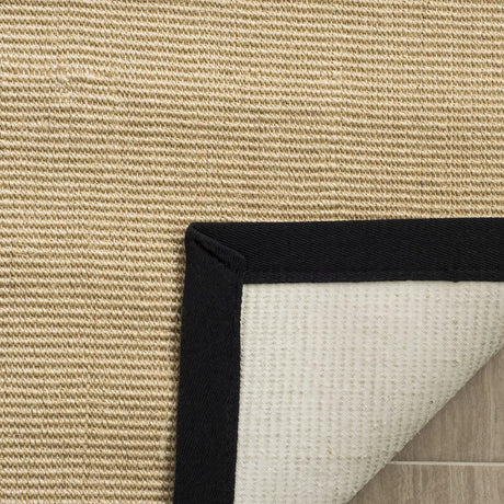 Safavieh Natural Fiber 4'-0" x 6'-0" Rug in Maize / Black