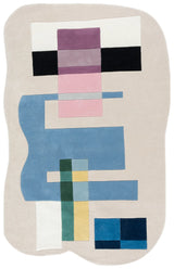 Safavieh Fifth Avenue 5'-0" x 8'-0" Rug in Beige / Blue