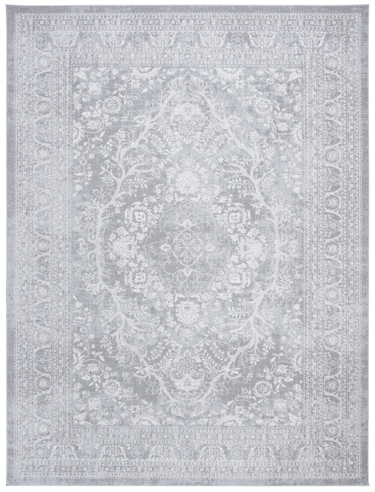 Safavieh Reflection 10'-0" x 14'-0" Rug in Light Grey / Cream