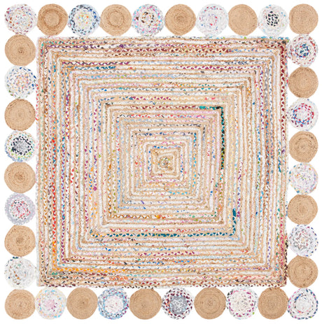 Safavieh Cape Cod 6'-0" x 6'-0" Rug in Beige / Multi