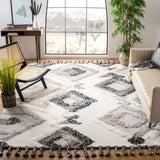 Safavieh Kenya 6'-0" x 9'-0" Rug in Grey / Black