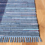 Safavieh Rag Rug 4'-0" x 6'-0" Rug in Navy / Blue