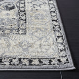 Safavieh Brentwood 4'-0" x 6'-0" Rug in Silver / Black