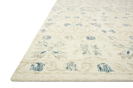 Loloi Norabel Nor-02 Ivory/Grey Rugs - rug corner
