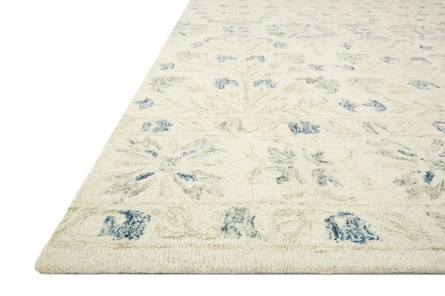 Loloi Norabel Nor-02 Ivory/Grey Rugs - rug corner