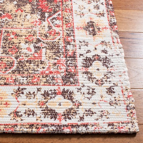 Safavieh Saffron 4'-0" x 6'-0" Rug in Ivory / Red