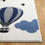 Safavieh Carousel Kids 100 4'-0" x 6'-0" Rug in Ivory / Blue