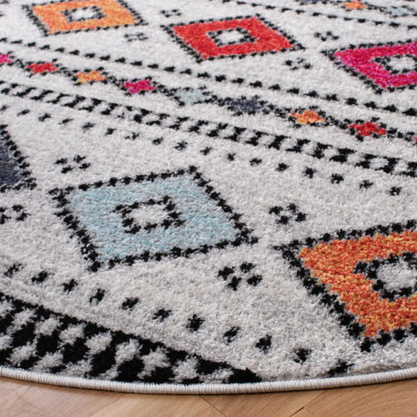 Safavieh Adirondack 6'-0" x 6'-0" Rug in Light Grey / Black