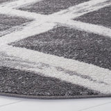 Safavieh Adirondack 5'-0" x 5'-0" Rug in Charcoal / Ivory