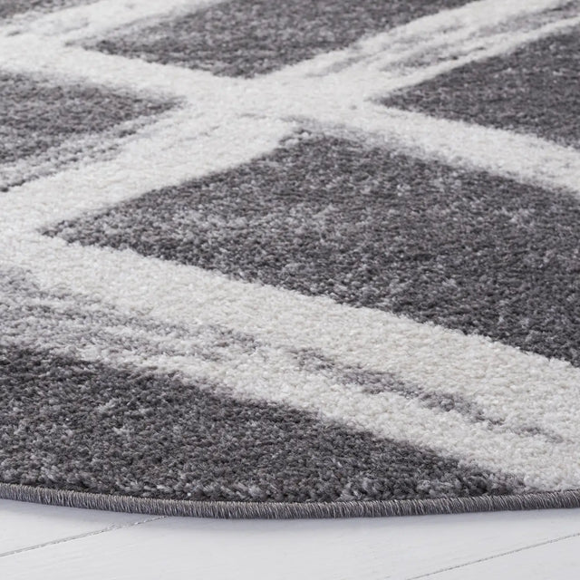Safavieh Adirondack 5'-0" x 5'-0" Rug in Charcoal / Ivory