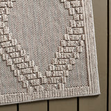 Safavieh Martha Stewart Global 8'-0" x 10'-0" Rug in Grey / Light Grey