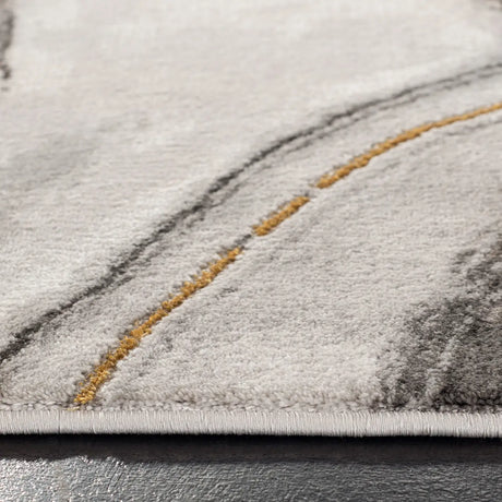 Safavieh Craft 4'-0" x 6'-0" Rug in Grey / Gold