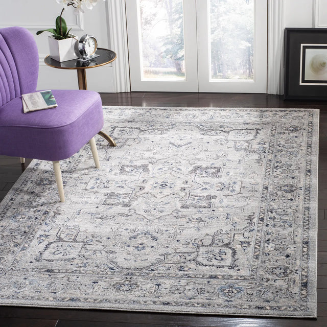 Safavieh Charleston 4'-0" x 6'-0" Rug in Grey / Dark Grey