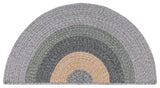 Safavieh Braided 2'-0" x 4'-0" Rug in Grey / Green