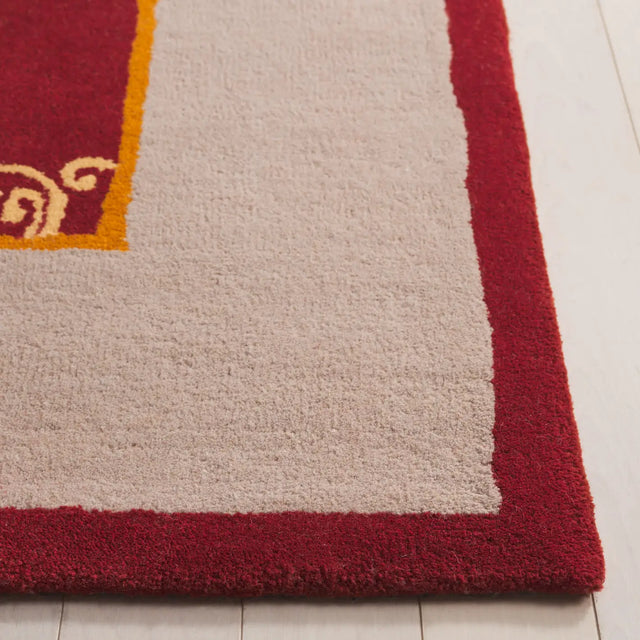 Safavieh Metro 4'-0" x 6'-0" Rug in Rust / Beige