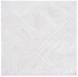 Safavieh Kingston 6'-7" x 6'-7" Rug in Ivory / Light Grey