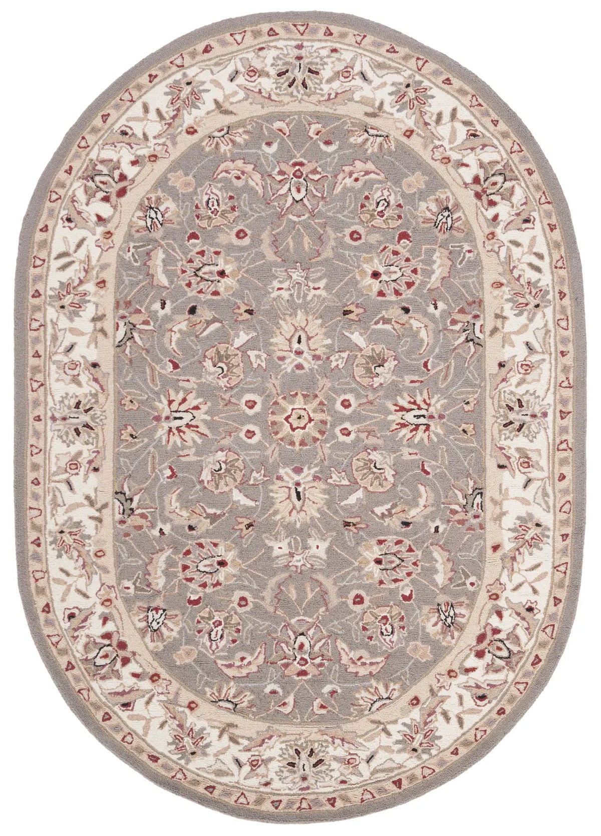 Safavieh Chelsea 4'-6" x 6'-6" Rug in Taupe / Ivory