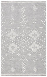 Safavieh Kilim 4'-0" x 6'-0" Rug in Grey / Ivory