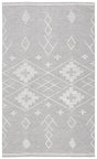Safavieh Kilim 4'-0" x 6'-0" Rug in Grey / Ivory