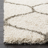 Safavieh Hudson Shag 6'-0" x 9'-0" Rug in Ivory / Grey