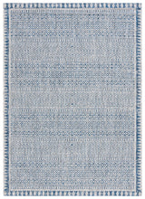 Safavieh Courtyard 5'-3" x 7'-7" Rug in Navy / Grey