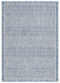 Safavieh Courtyard 5'-3" x 7'-7" Rug in Navy / Grey