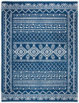 Safavieh Tulum 10'-0" x 13'-0" Rug in Navy / Ivory