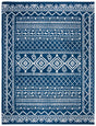 Safavieh Tulum 10'-0" x 13'-0" Rug in Navy / Ivory