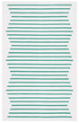 Safavieh Montauk 4'-0" x 6'-0" Rug in Ivory / Dark Green