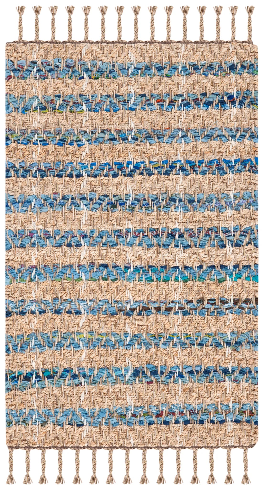 Safavieh Cape Cod 2'-3" x 3'-9" Rug in Blue / Natural