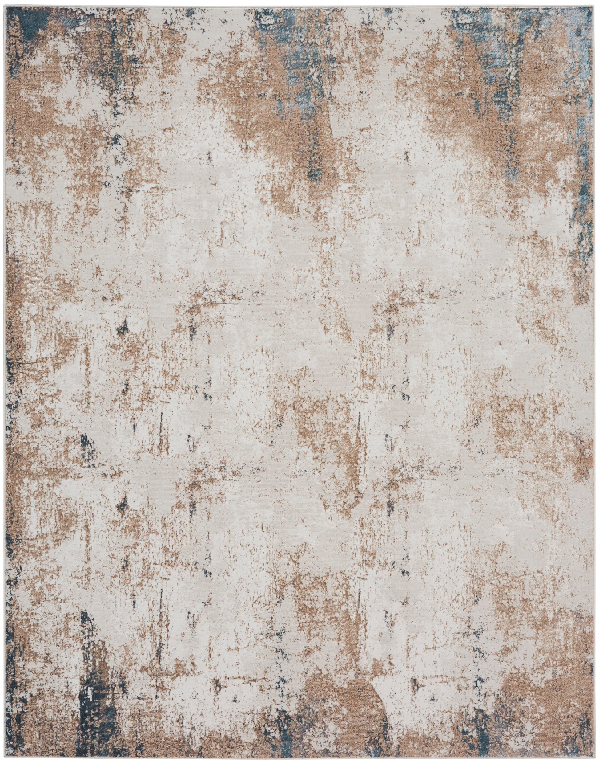 Nourison Glitz Glz06 Taupe/Multi Area Rug