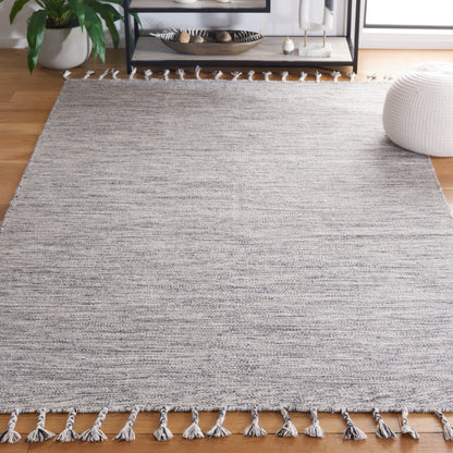 Safavieh Dhurries Dhu801H Dark Grey/Beige Area Rug