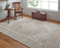 Feizy Celene Cel39Kxf Brown/Ivory/Tan Area Rug