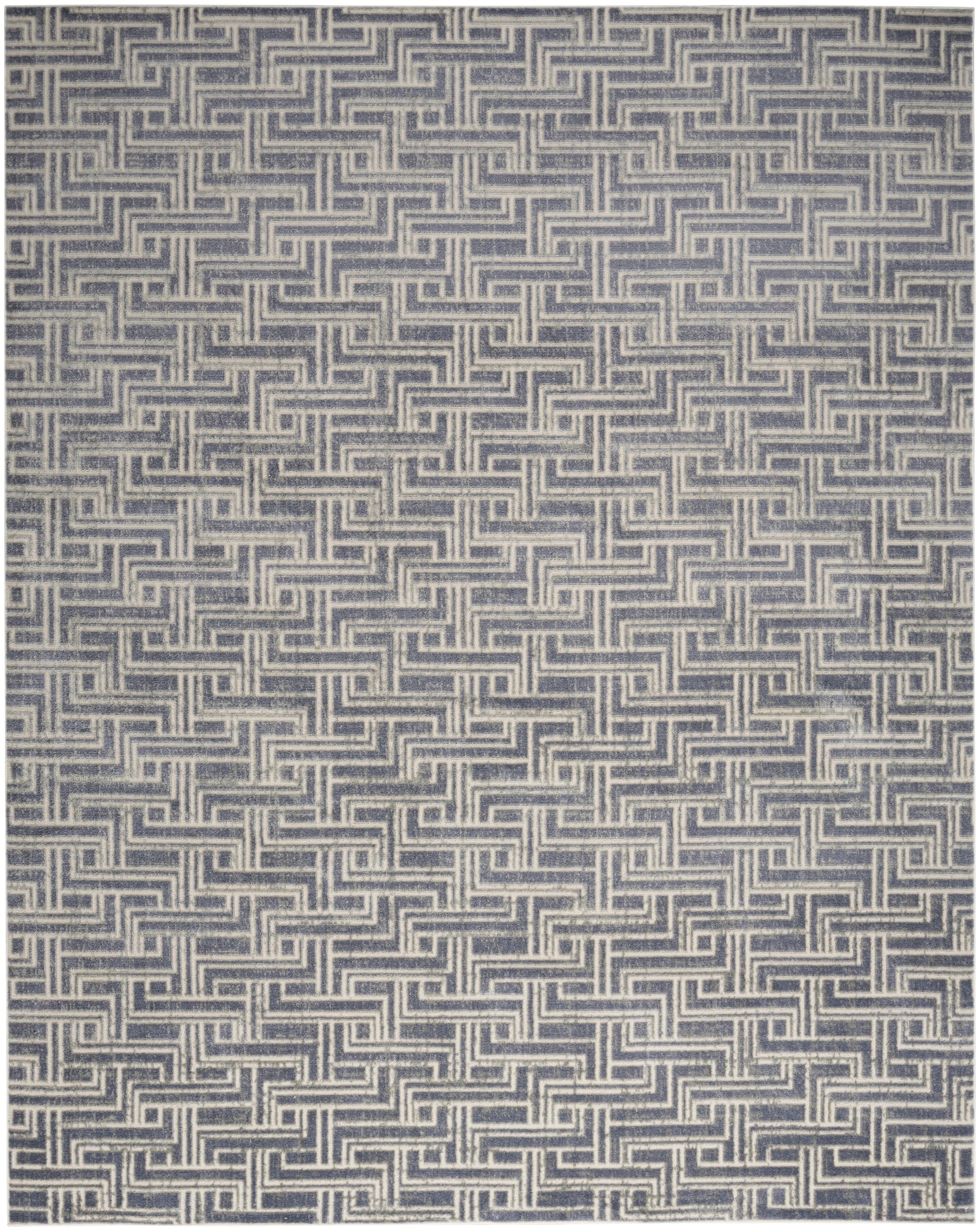 Nourison Serenity Home Srh04 Blue Ivory Area Rug