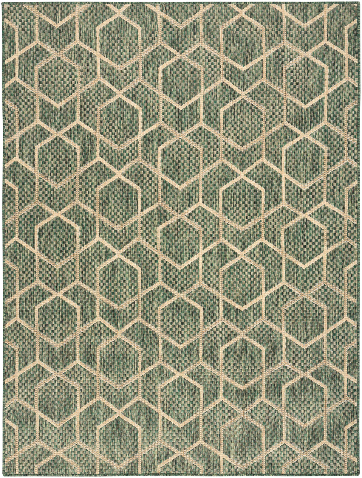 Nourison Horizon Indoor/Outdoor HOZ01 Green Contemporary Area Rugs
