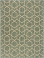 Nourison Horizon Indoor/Outdoor HOZ01 Green Contemporary Area Rugs