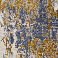 Surya Delight Dlg-2303 Mustard, Denim, Yellow, Dark Blue, Medium Gray, Light Gray Area Rug