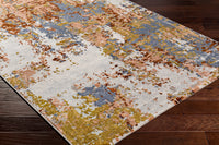 Surya Delight Dlg-2305 Denim, Mustard, Dusty Pink, Yellow, Dark Blue Area Rug