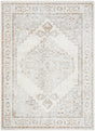 Nourison Astra Machine Washable ASW11 Machine Made Grey Rug