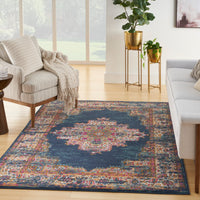 Nourison Passion Psn03 Navy Area Rug