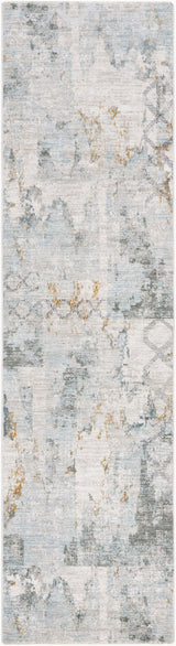 Livabliss Dresden Dre-2301 Taupe, Off-White, Dusty Sage, Light Gray, Deep Teal Rug - runner flat view