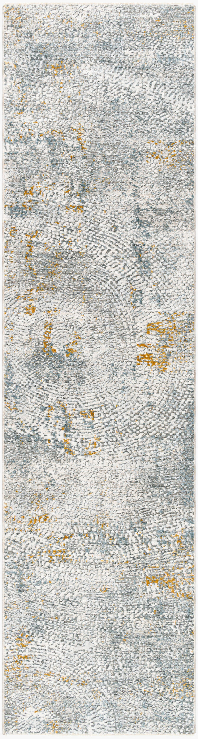 Livabliss Dresden Dre-2320 Slate, Light Grey, Sterling Grey, Metallic - Silver, Pewter Rug - runner flat view